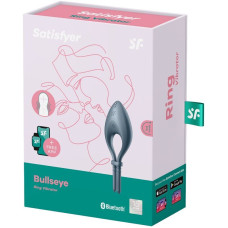 Эрекционное смарт виброкольцо ласо с регулировкой размера Satisfyer Bullseye Dark Blue