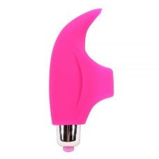 Вибромассажер на палец Chisa Kinky Вишневый