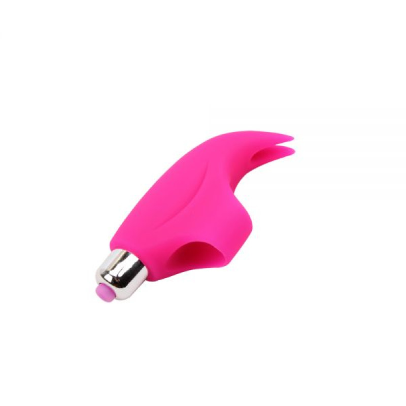 Вібромасажер на палець Chisa Kinky Вишневий Вібромасажер на палець Chisa Kinky Вишневий