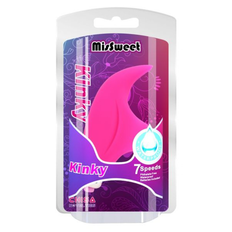 Вібромасажер на палець Chisa Kinky Вишневий Вібромасажер на палець Chisa Kinky Вишневий