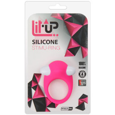 Эрекционное кольцо Dreamtoys LIT-UP SILICONE STIMU RING 6 Розовое