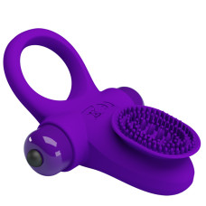 Эрекционное кольцо Pretty Love Vibrant Penis Ring 2 Фиолетовое