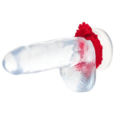 Эрекционное кольцо Creature Cocks Rise of the Dragon Silicone Penis Ring - Red