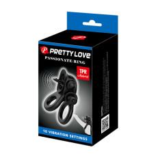 Эрекционное кольцо Pretty Love Passionate Ring Black