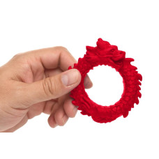 Эрекционное кольцо Creature Cocks Rise of the Dragon Silicone Penis Ring - Red