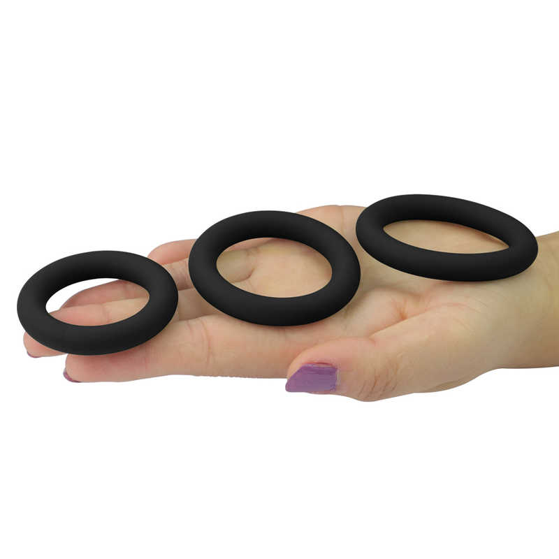 Эрекционные кольца LoveToy Power Plus Soft Silicone Snug Ring Black Эрекционные кольца LoveToy Power Plus Soft Silicone Snug Ring Black