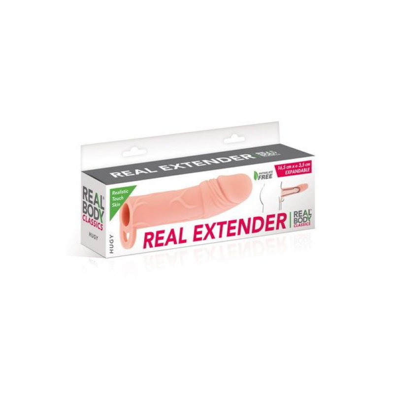Насадка на член Real Body Real Extender HUGY Насадка на член Real Body Real Extender HUGY