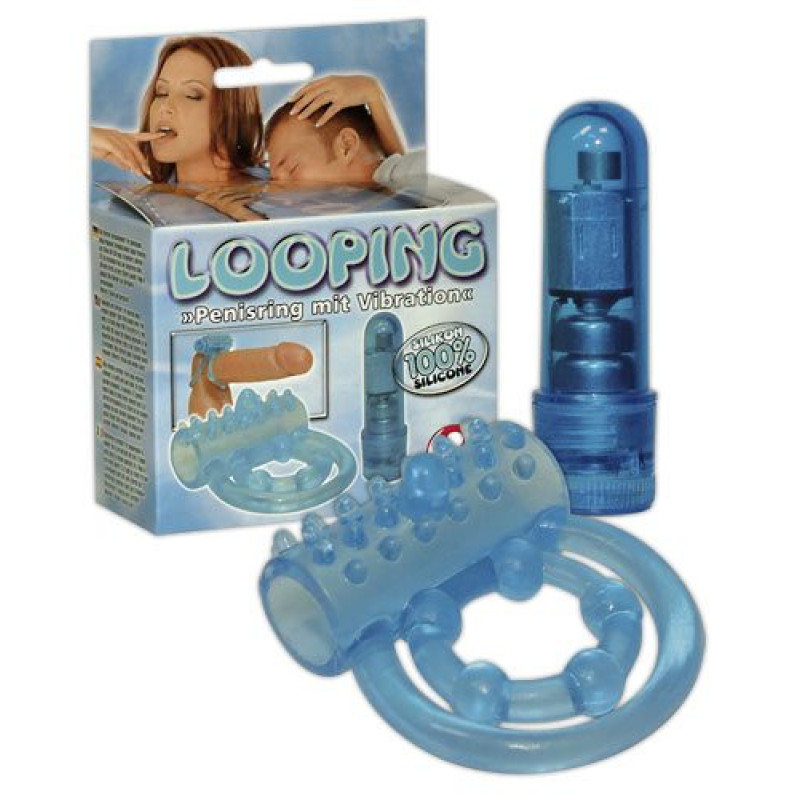 Эрекционное кольцо You2Toys Looping Голубое