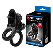 Эрекционное кольцо Pretty Love Passionate Ring Black