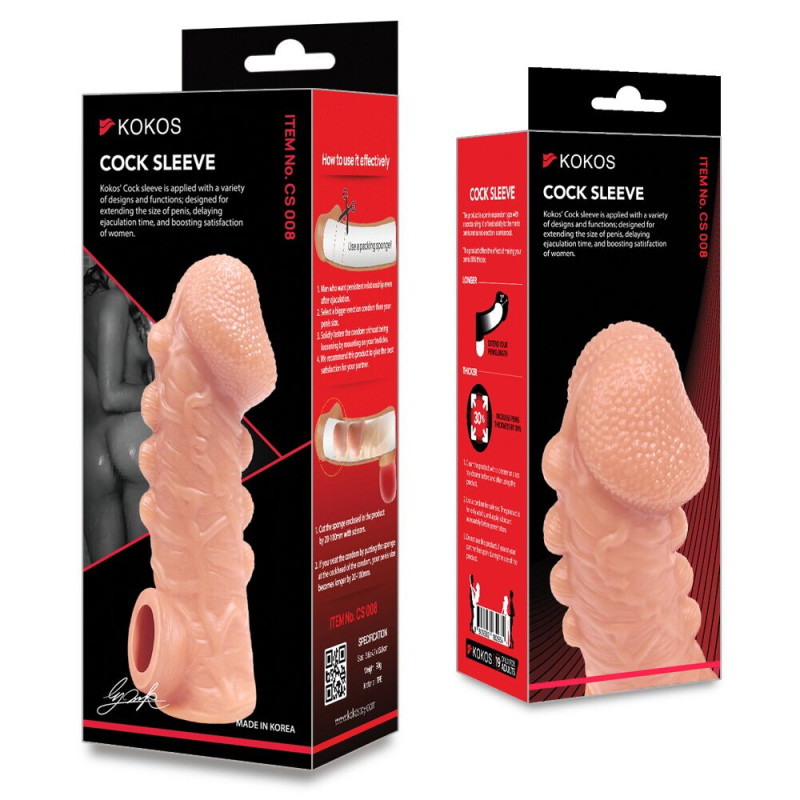 Насадка на член Kokos Cock Sleeve CS 008 L Насадка на член Kokos Cock Sleeve CS 008 L