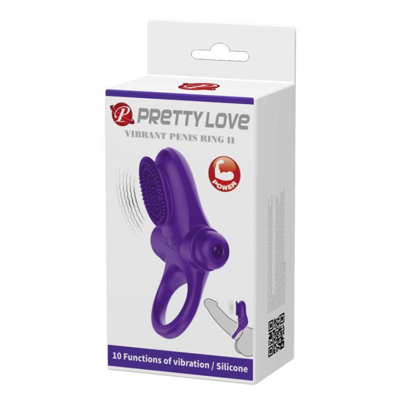 Ерекційне кільце Pretty Love Vibrant Penis Ring 2 Ерекційне кільце Pretty Love Vibrant Penis Ring 2