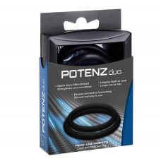 Эрекционные кольца Joydivision POTENZduo размер M Черные