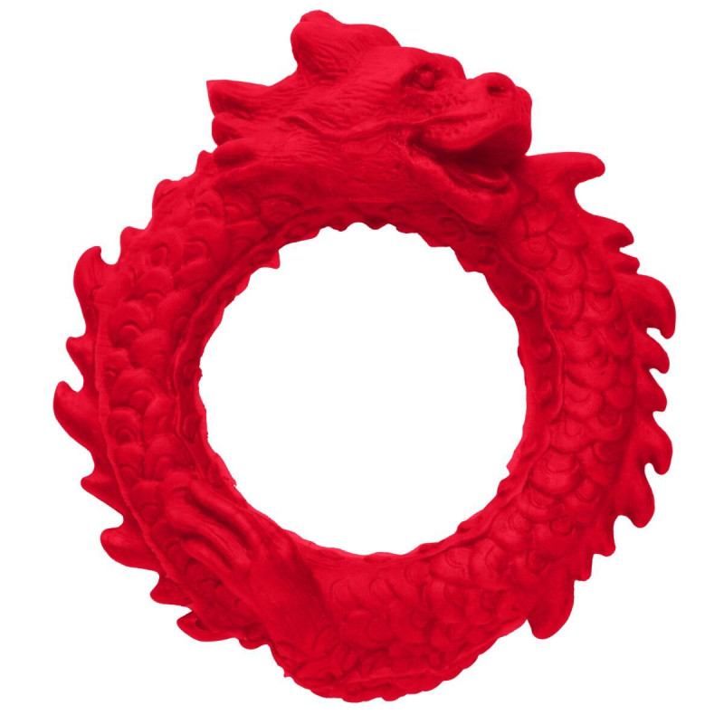 Эрекционное кольцо Creature Cocks Rise of the Dragon Silicone Penis Ring - Red