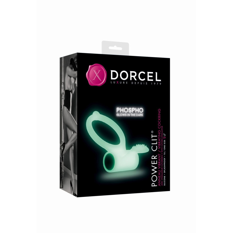 Ерекційне кільце Marc Dorcel Power Clit White PHOSPHO Ерекційне кільце Marc Dorcel Power Clit White PHOSPHO