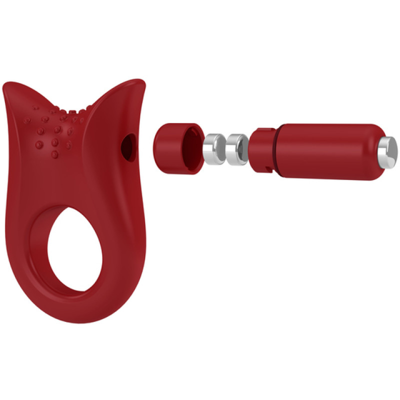 Вибрирующее кольцо OVO B2 красное Вибрирующее кольцо OVO B2 красное