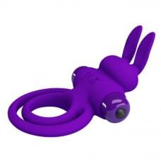 Эрекционное кольцо Pretty Love Vibrant Penis Ring 3 Фиолетовое