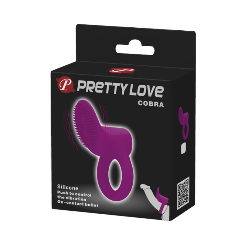 Эрекционное кольцо Pretty Love Cobra Фиолетовое Эрекционное кольцо Pretty Love Cobra Фиолетовое
