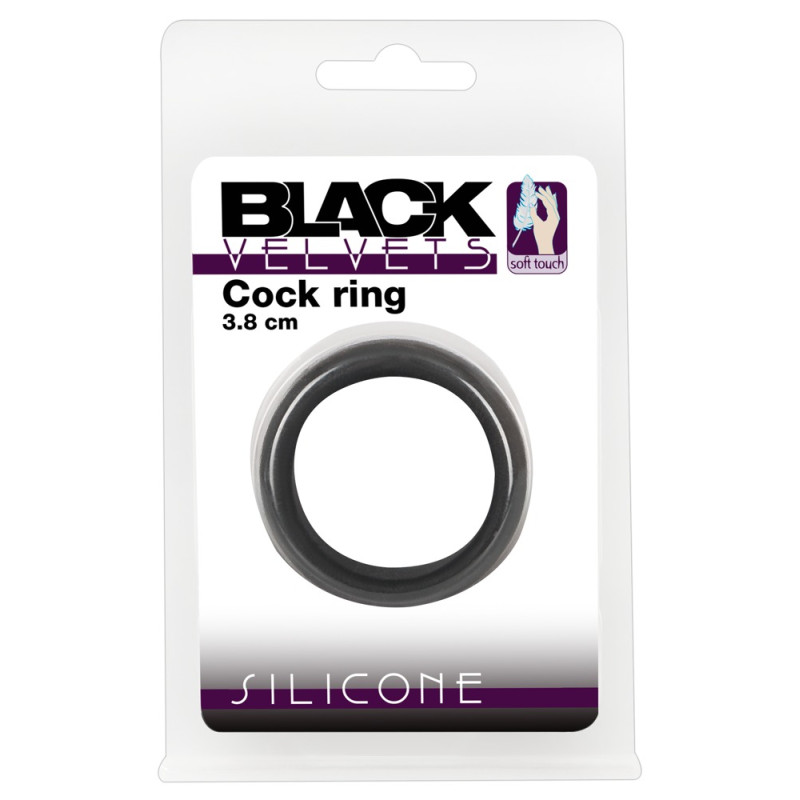 Эрекционное кольцо Black Velvets Cock Ring, 3.8 см Эрекционное кольцо Black Velvets Cock Ring, 3.8 см