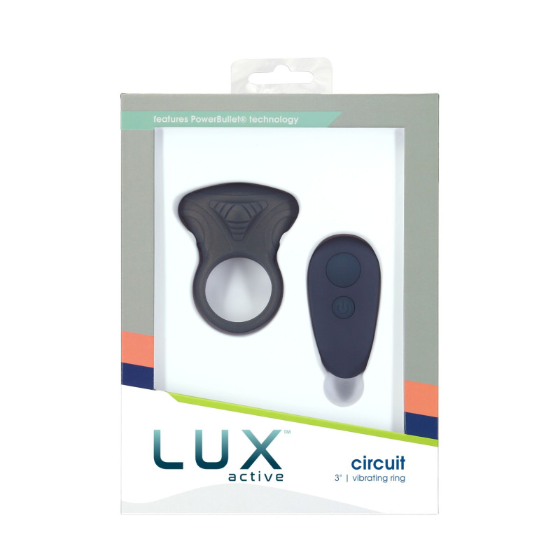 Эрекционное виброкольцо Lux Active Circuit Vibrating Cock Ring, пульт ДУ, 7 режимов вибрации Эрекционное виброкольцо Lux Active Circuit Vibrating Cock Ring, пульт ДУ, 7 режимов вибрации