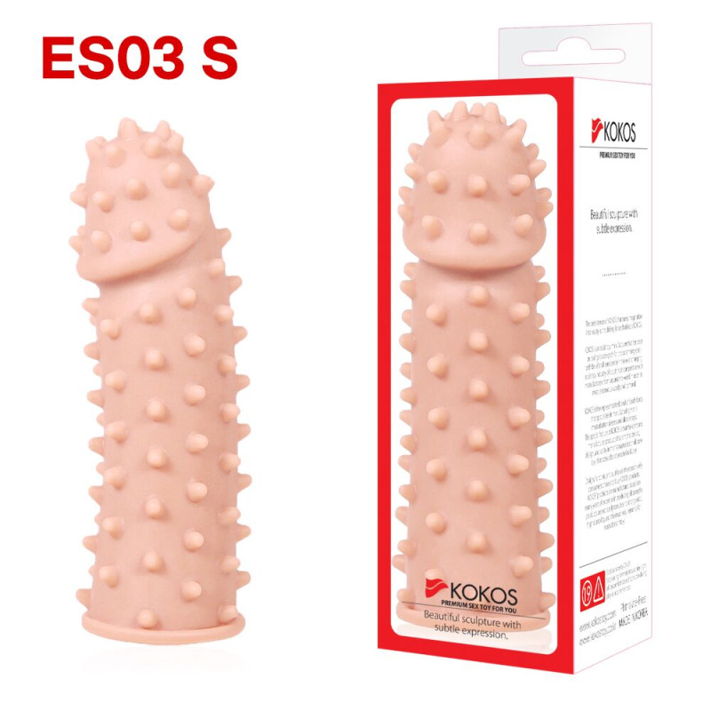 Насадка на член Kokos Extreme Sleeve ES.03 размер S Насадка на член Kokos Extreme Sleeve ES.03 размер S