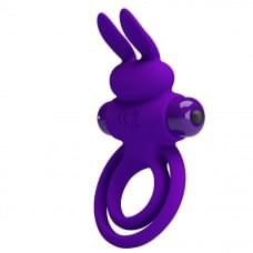Эрекционное кольцо Pretty Love Vibrant Penis Ring 3 Фиолетовое