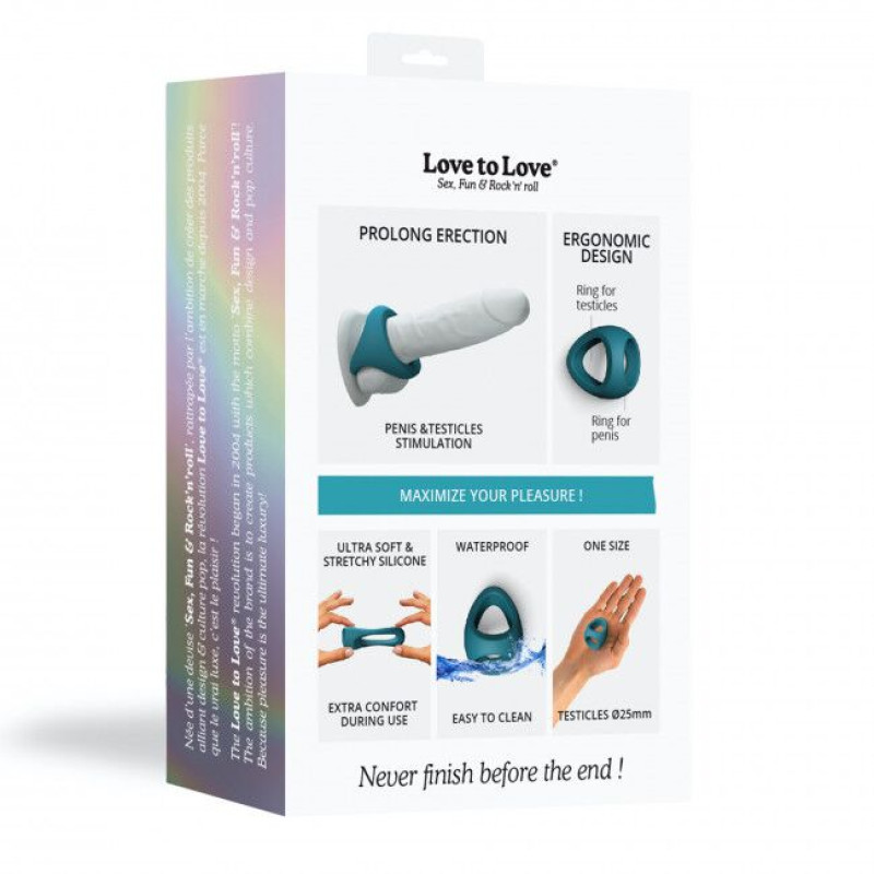 Эрекционное кольцо двойное Love To Love FLUX RING - TEAL ME Эрекционное кольцо двойное Love To Love FLUX RING - TEAL ME
