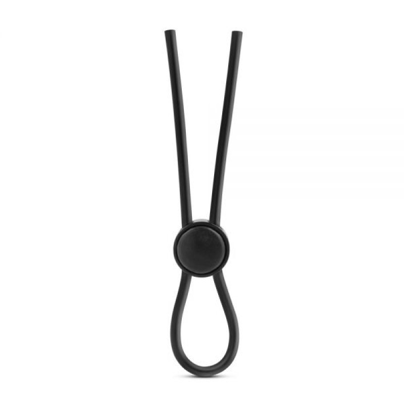Регульоване ерекційне кільце Blush Stay Hard Silicone Loop Чорне Регульоване ерекційне кільце Blush Stay Hard Silicone Loop Чорне