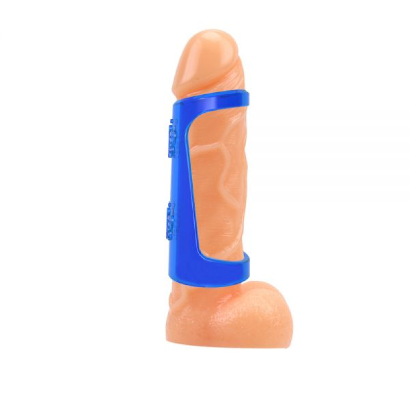 Эрекционное кольцо Chisa Double Girth Cages Голубое Эрекционное кольцо Chisa Double Girth Cages Голубое