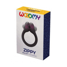 Эрекционное виброкольцо Wooomy Zippy, 1 виброрежим, диаметр 3–4,2 см