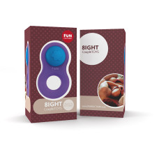 Эрекционное кольцо Fun Factory 8ight Фиолетовое/Бирюзовое