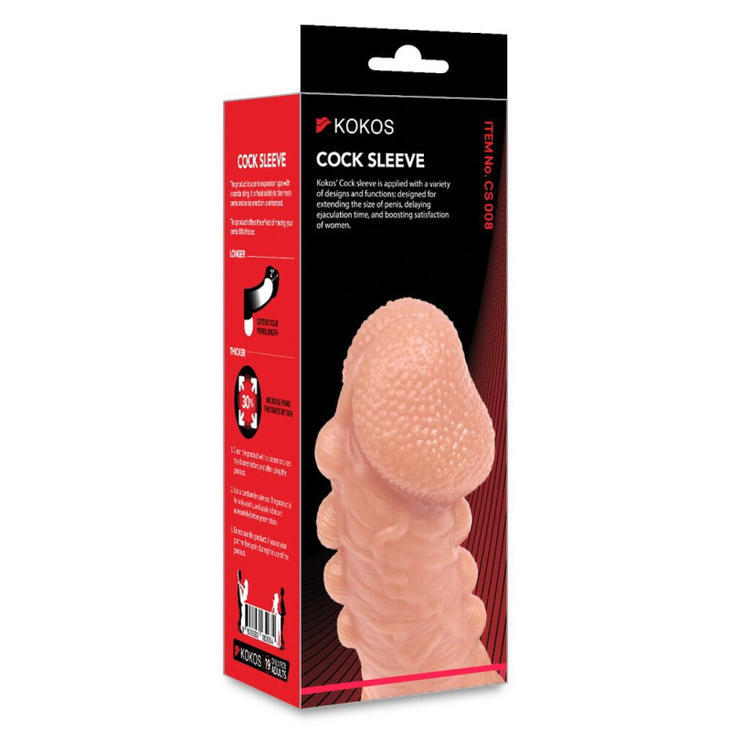 Насадка на член Kokos Cock Sleeve CS 008 M Насадка на член Kokos Cock Sleeve CS 008 M