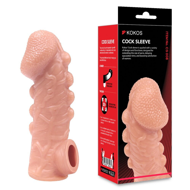 Насадка на член Kokos Cock Sleeve CS 008 M Насадка на член Kokos Cock Sleeve CS 008 M
