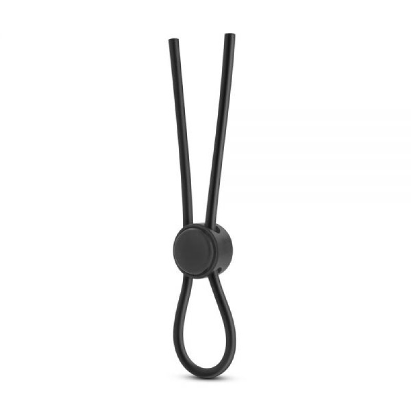Регульоване ерекційне кільце Blush Stay Hard Silicone Loop Чорне Регульоване ерекційне кільце Blush Stay Hard Silicone Loop Чорне