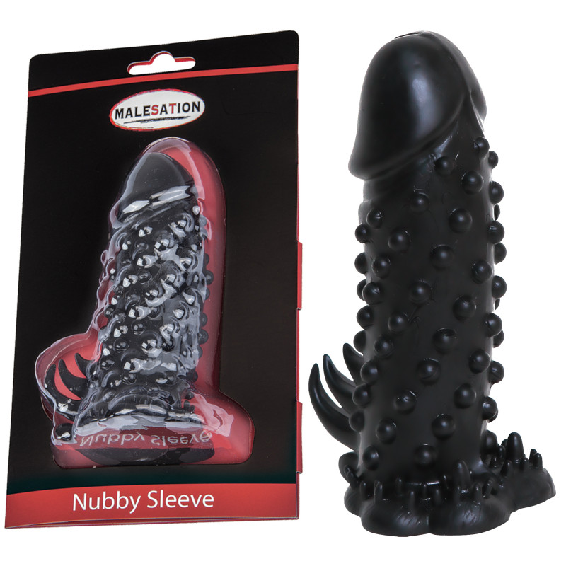 Насадка на пеніс StRubber MALESATION Nubby Sleeve Насадка на пеніс StRubber MALESATION Nubby Sleeve