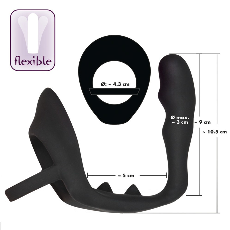 Стимулятор Black Velvets Titanmen Nite Stix Черный Стимулятор Black Velvets Titanmen Nite Stix Черный