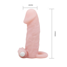 Насадка на член LyBaile Brave men Vibro Penis Sleeve Тілесна BI0510
