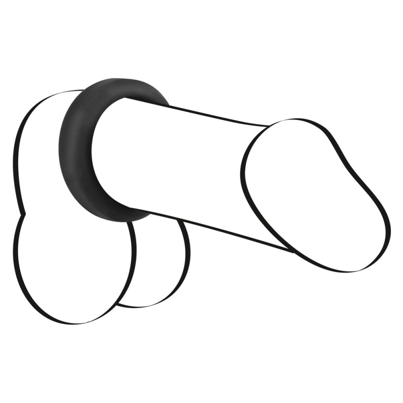 Эрекционное кольцо Black Velvets Cock Ring, 3.8 см Эрекционное кольцо Black Velvets Cock Ring, 3.8 см