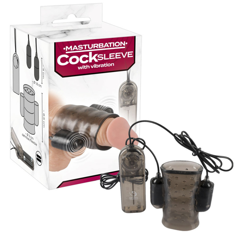 Насадка на член You2Toys Cock Sleeve With Vibration Насадка на член You2Toys Cock Sleeve With Vibration