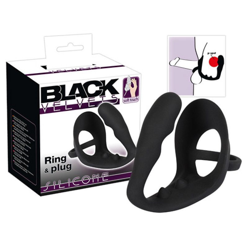 Стимулятор Black Velvets Titanmen Nite Stix Черный Стимулятор Black Velvets Titanmen Nite Stix Черный