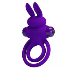 Эрекционное кольцо Pretty Love Vibrant Penis Ring 3 Фиолетовое