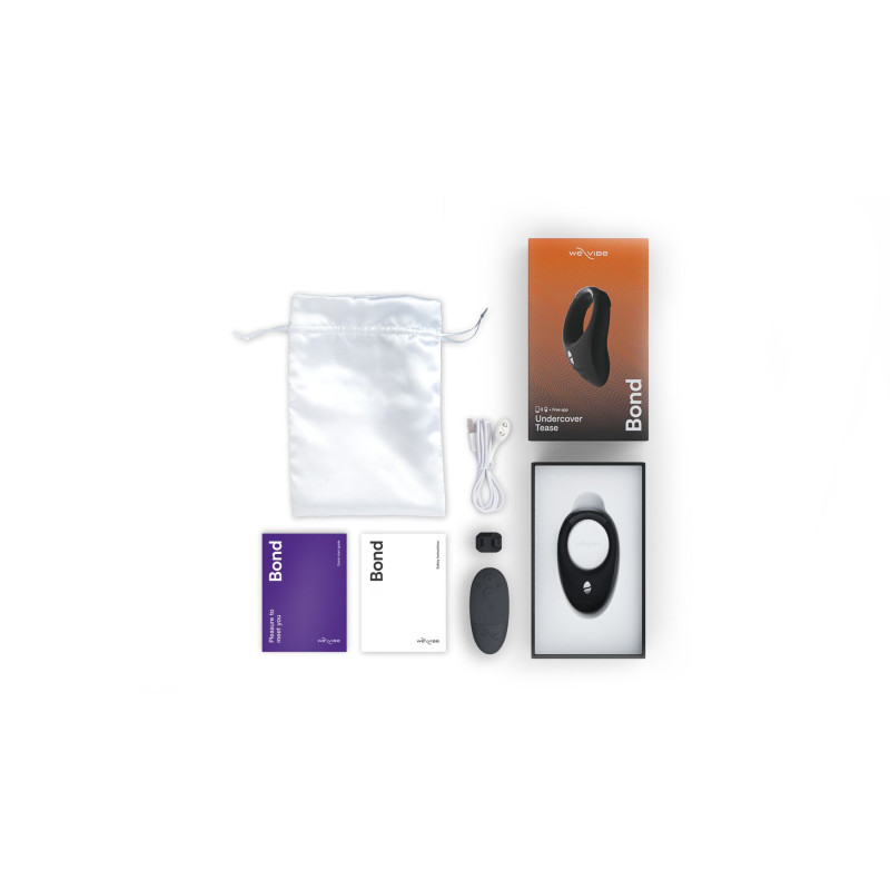 Эрекционное смарт-виброкольцо под одежду We-Vibe Bond с регулировкой размера, стимуляция промежности Эрекционное смарт-виброкольцо под одежду We-Vibe Bond с регулировкой размера, стимуляция промежности