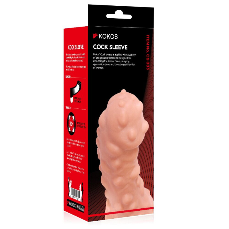 Насадка на член Kokos Cock Sleeve CS 003 M Насадка на член Kokos Cock Sleeve CS 003 M