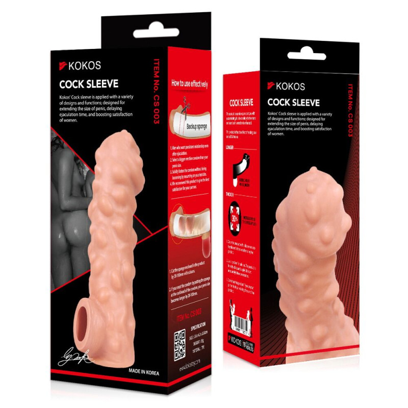 Насадка на член Kokos Cock Sleeve CS 003 M Насадка на член Kokos Cock Sleeve CS 003 M
