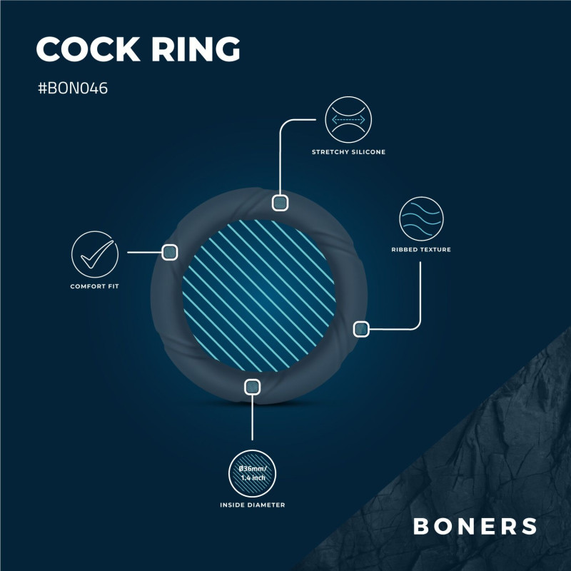 Эрекционное кольцо Boners Ergo Cockring Эрекционное кольцо Boners Ergo Cockring