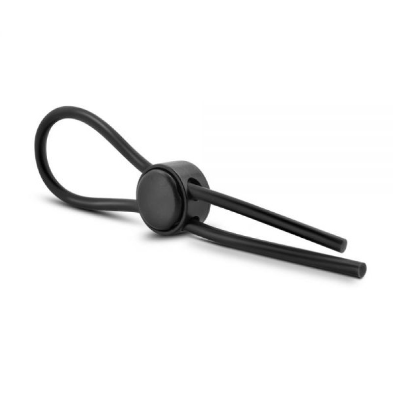 Регульоване ерекційне кільце Blush Stay Hard Silicone Loop Чорне Регульоване ерекційне кільце Blush Stay Hard Silicone Loop Чорне