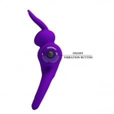 Эрекционное кольцо Pretty Love Vibrant Penis Ring 3 Фиолетовое