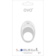 Вибрирующее кольцо OVO B7 Белое