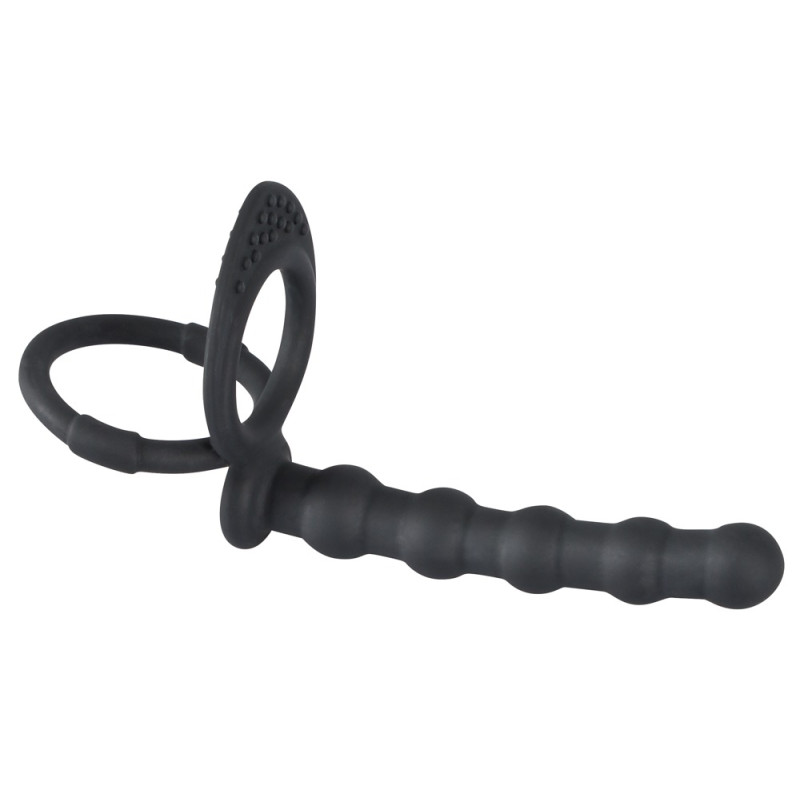 Насадка для двойного проникновения Black Velvets Cock & Ball Ring Насадка для двойного проникновения Black Velvets Cock & Ball Ring