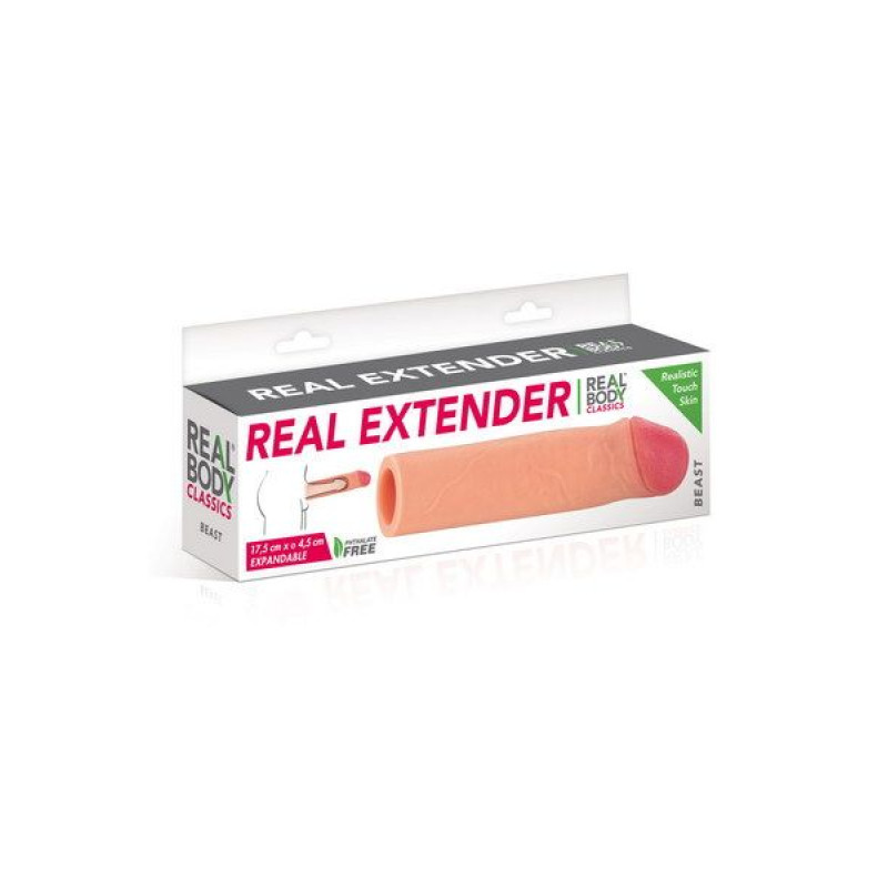 Насадка на член Real Body Real Extender BEAST Насадка на член Real Body Real Extender BEAST