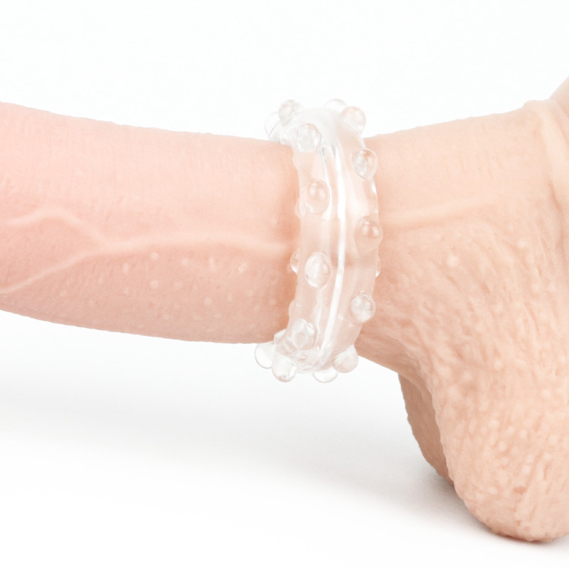 Эрекционное кольцо LoveToy Power Plus Cockring 2 Прозрасное Эрекционное кольцо LoveToy Power Plus Cockring 2 Прозрасное